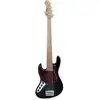 Image de Sadowsky MetroExpress Vintage J/J Bass Roasted Maple Solid Black High Polish basse 5 cordes pour gaucher