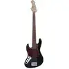 Image de Sadowsky MetroExpress Vintage J/J Bass Morado Solid Black High Polish basse 5 cordes pour gaucher