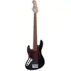 Image de Sadowsky MetroExpress Vintage J/J Bass Morado Black basse électrique 5 cordes fretless pour gaucher