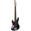 Image de Sadowsky MetroExpress Vintage J/J Bass Morado Black LH (version gaucher) basse électrique 5 cordes fretless avec lignes