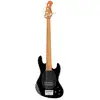 Image de Sadowsky MetroExpress Vintage M Bass Roasted Maple Solid Black High Polish basse électrique 5 cordes avec housse