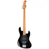 Image de Sadowsky MetroExpress Vintage M/J Bass Roasted Maple Solid Black High Polish basse électrique avec housse