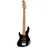 Image de Sadowsky MetroExpress 24-5 Modern Roasted Maple Solid Black High Polish basse 5 cordes pour gaucher avec housse