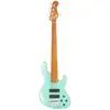 Image de Sadowsky MetroExpress 24-5 Modern Roasted Maple Solid Sage Green Metallic High Polish basse 5 cordes avec housse