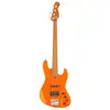 Image de Sadowsky MetroExpress Vintage M/J Bass Roasted Maple Solid Candy Apple Orange Metallic High Polish basse avec housse
