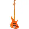 Image de Sadowsky MetroExpress 24-fret Modern Roasted Maple Solid Candy Apple Orange Metallic High Polish basse électrique avec housse