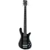 Image de Warwick RockBass Artist Line Robert Trujillo 5-String Solid Black Satin basse électrique 5 cordes