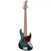 Image de Sadowsky MetroExpress Hybrid P/J Bass Roasted Maple Solid Sherwood Guitare basse à 5 cordes Vert Métallique High Polish avec sac de transport
