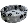 Image de Nobby Panier en Peluche pour Chien Motif Empreintes de Pattes