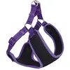 Image de Nobby Harnais Black Mesh Reflect Violet L : 41-46 cm + 42 cm, l : 10 mm