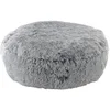 Image de Nobby 61768 NURU Coussin Confort Rond Gris Ø 100 x 20 cm