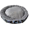 Image de Nobby 62827 Donut Classic Elio Lit Confort Bleu Camouflage Ø 110 x 35 cm