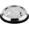 Image de Nobby Gamelle Plate en Acier Inoxydable avec Anneau en Caoutchouc Ø 28 x 7,5 cm env. 700 ML