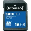 Image de Intenso 3401470 Carte SD/SDHC 16 Go Classe 4