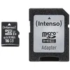 Image de Intenso 3433470 Carte mémoire microSDHC Classe 10 16 Go + Adaptateur