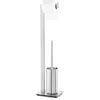 Image de ZACK 40382 Linea Toilet Butler with Grey Toilet Brush