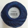 Image de Fil pour crochet avec paillettes Gründl, pelote 25 g, fil brillant 05 blau