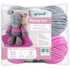 Image de Gründl Kit de crochet Nelly l’Hippopotame   Créez votre hippo amigurumi en 100% coton en fil Funny certifié OEKO-TEX