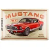 Image de Nostalgic-Art Plaque rétro, 40 x 60 cm, Ford Mustang   GT 1967 Red   Idée de cadeau pour fans de Ford, en métal, design vintage