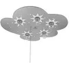 Image de Niermann Standby 767 Plafonnier Nuage avec Etoiles 20 LED 40 W 770 x 575 x 85 mm