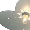 Image de Niermann Standby Plafonnier Nuage, titane, 5 lampes, 20 points LED