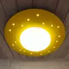 Image de Niermann Standby Plafonnier Starlight avec ciel étoilé, jaune