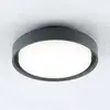 Image de Plafonnier d'extérieur LED EVN Tectum, anthracite, Ø 25 cm
