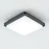Image de Plafonnier d'extérieur LED EVN Tectum, 23x23 cm, anthracite, 150