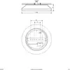 Image de Plafonnier LED EVN Catino, CCT, 30 cm