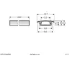 Image de EVN APFLAT3 profilé alu, 200cm profilé en T, noir