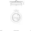 Image de Plafonnier LED EVN Catino, capteur, 25 cm