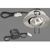 Image de EVN PC20 lampe avec variateur 3000K acier