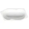 Image de BetteMetric, baignoire 206x90x45x45cm, pied à droite, trop-plein à l'avant, 6840-000Plus, Couleur: blanc brillant