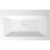 Image de Betteloft lavabo à encastrer sans trou de robinet, A230 800 x 495 mm, A230-000, Couleur: Blanc