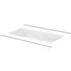 Image de Betteloft Lavabo encastré à poser, sans trou de robinet, A231, 740 x 386 mm, A231-000, Couleur: Blanc