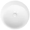 Image de BetteLux Ovale lavabo à encastrer avec trou de robinet, A220HLW1 500 x 500 mm, A220-000HLW1,PW, Couleur: Blanc avec BetteGlasur Plus