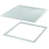 Image de Receveur de douche rectangulaire BetteUltra avec support de baignoire minimum 750x750x25mm, avec antidérapant Pro, 5529-440AE,T1, Couleur: Neige (blanc mat)