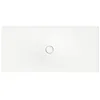 Image de Receveur de douche au sol Bette avec support de receveur minimum et antidérapant Pro, 160x75cm, 5949-440AE,T1, Couleur: Neige (blanc mat)