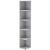 Image de Bibliothèque 4 étagères CORNER LIGHT W coloris gris