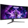 Image de AOC Gaming Moniteur Incurvé, AG346UCD 34" 175Hz QD-OLED Dalle, 0.03ms GtG, HDR400 TB, FreeSync Prem. G-Sync Comp. Ajustable en Hauteur, Haut-parleurs, USB Hub(3440x1440 HDMI 2X 2.0 DP 1x 1.4) Noir