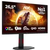 Image de AOC Gaming Moniteur Q27G4ZDR 27 Pouce 240Hz QD-OLED Dalle, 0.03ms GtG, HDR10, G-Sync Compatible, Ajustable en Hauteur, USB Hub(2560x1440 HDMI 2X 2.1 DP 1x 1.4) Noir
