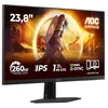 Image de AOC Moniteur 24G4ZRE 24 Pouce 260Hz Fast IPS Dalle, 1ms GtG, HDR10, G-Sync Compatible, (1920x1080 HDMI 2X 2.0 DP 1x 1.4) Noir