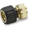 Image de Raccord de tuyau en laiton Kärcher 3/4"' avec Aqua Stop
