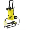 Image de Kärcher K 4 Nettoyeur Haute Pression à Froid 130 Bar 420 L/H 30 m²/H de Nettoyage, Pistolet Haute Pression, 2 lances, Tuyau de 6 m, Noir et Jaune