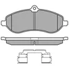 Image de MEYLE Jeu de garnitures de frein, frein à disque 0252459518/W