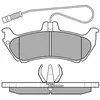 Image de MEYLE Jeu de garnitures de frein, frein à disque 0252319017/W