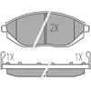 Image de Meyle 025 252 6817/W Kit de plaquettes de frein, frein à disque