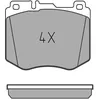 Image de MEYLE Jeu de garnitures de frein, frein à disque 0252204718
