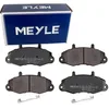 Image de MEYLE Jeu de garnitures de frein, frein à disque 0252147018