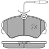 Image de MEYLE Jeu de garnitures de frein, frein à disque 0252120519/W